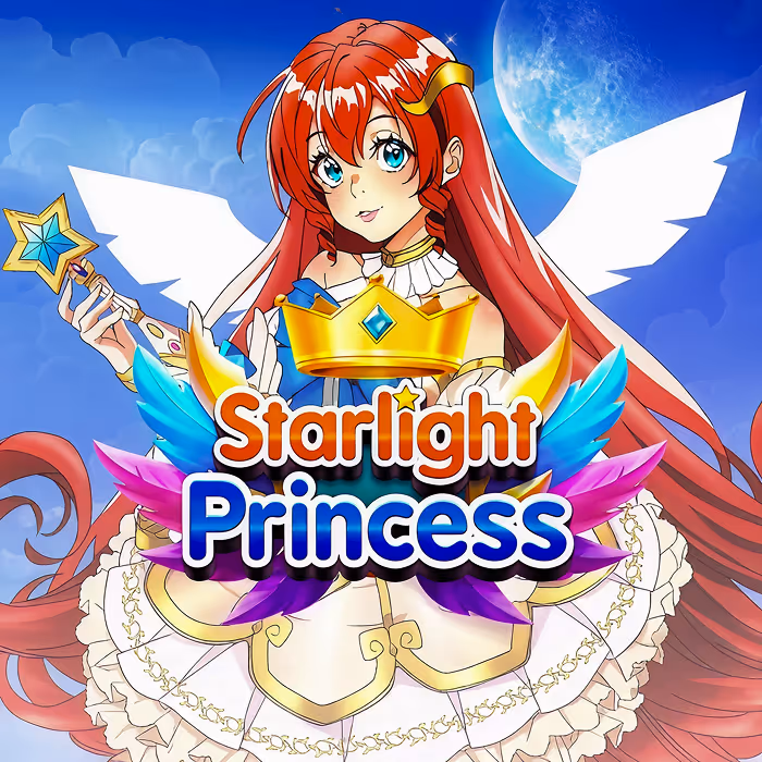 Starlight Princess anime style slot with scatters and free spins